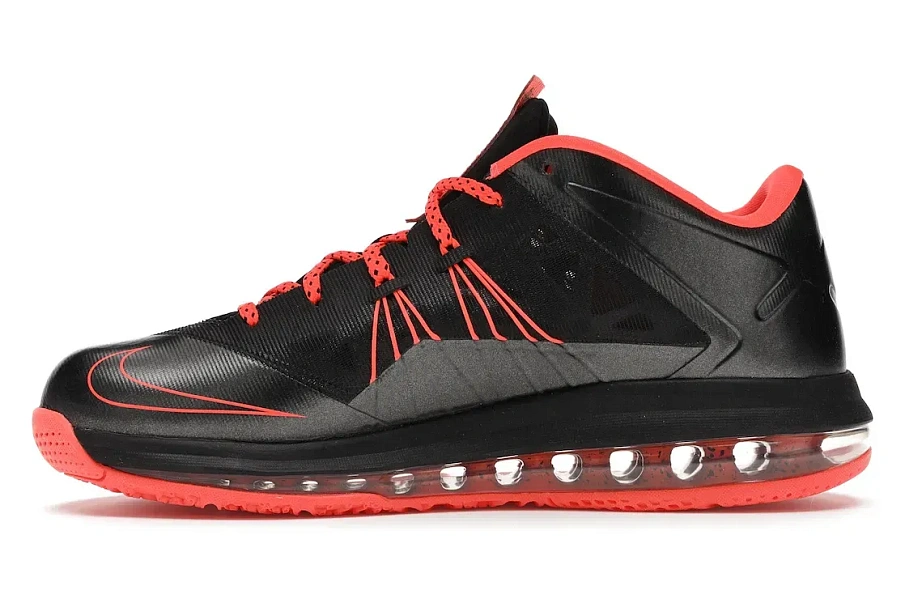 Фото № 3 с приближением к товару «‎Nike LeBron X Low Black Total Crimson»