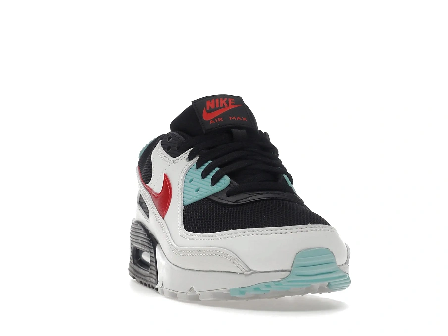 Фото № 2 с приближением к товару «‎Nike Air Max 90 Aqua Red White Black »
