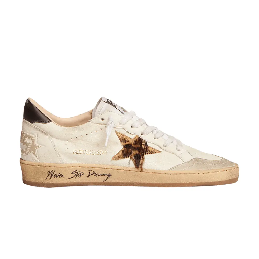 Golden Goose Women's Ball Star Never Stop Dreaming - Leopard - 1