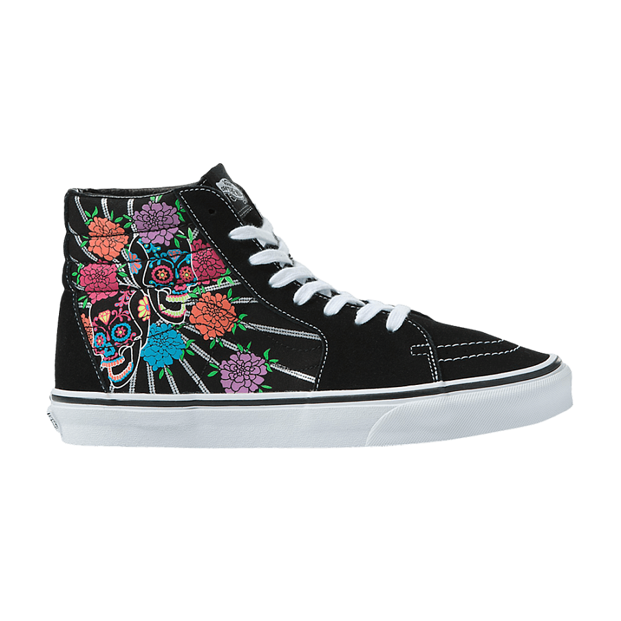 Фото № 1 с приближением к товару «‎Vans Sk8-Hi Dia De Los Muertos - Floral»