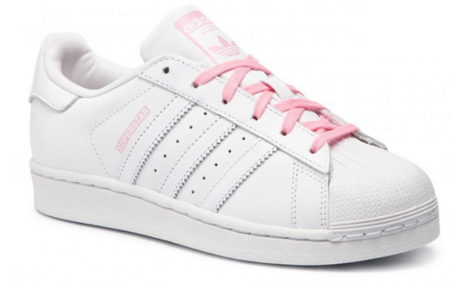 Фото № 4 с приближением к товару «‎adidas originals Superstar J 'Light Pink'»