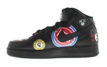 Nike Air Force 1 Mid Supreme NBA Black (AQ8017-001) - 3