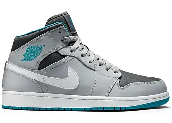 Jordan 1 Mid Wolf Grey Tropical Teal (554724-027)