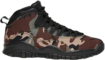 Jordan 10 Retro Woodland Camo