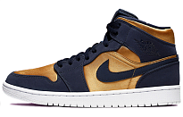 Фото № 1 с приближением к товару «‎Nike Air Jordan 1 Mid Obsidian Desert Ochre»
