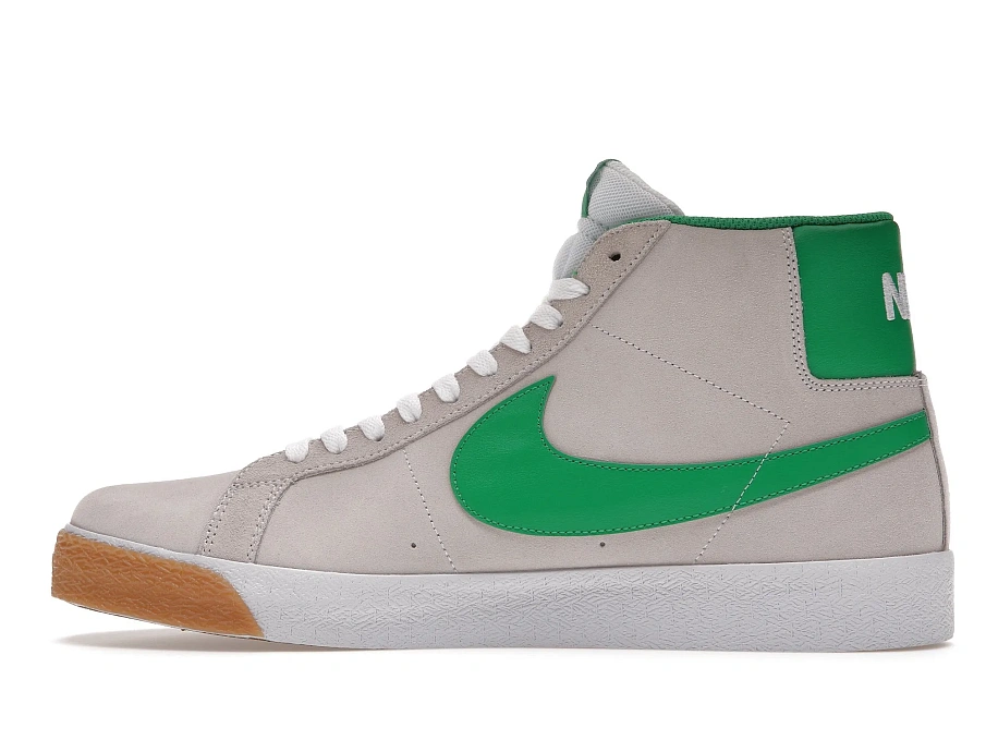 Фото № 5 с приближением к товару «‎Nike SB Zoom Blazer Mid Summit White Lucky Green»