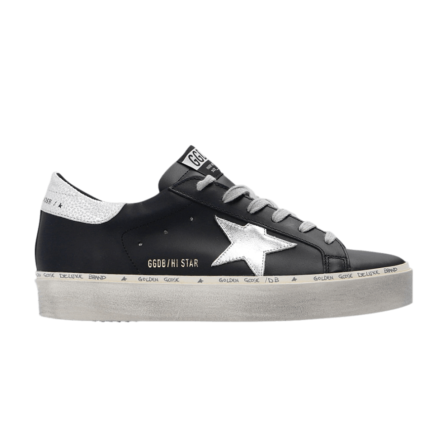 Фото № 1 с приближением к товару «‎Golden Goose Women's Hi Star Black Silver»