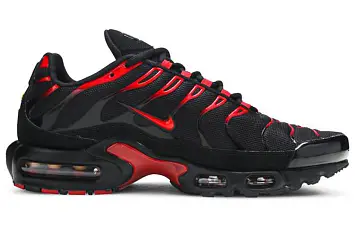Nike Air Max Plus Low-Top Running Shoes BlackRed - 2
