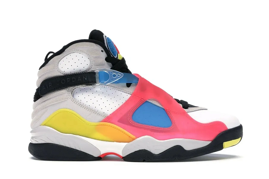 Фото № 1 с приближением к товару «‎Jordan 8 SP Retro SE White Multicolor»