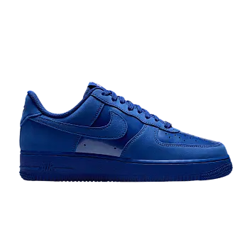 Nike Women's Air Force 1 07 SE Old Royal Metallic Silver