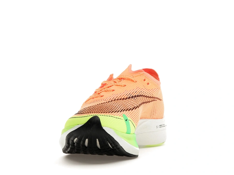 Фото № 4 с приближением к товару «‎Nike ZoomX Vaporfly Next% 2 Peach Cream Green Shock »