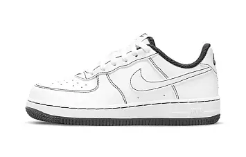 Nike Force 1 PS 'Contrast Stitch - White Black' - 1