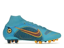 Фото № 1 с приближением к товару «‎Nike Mercurial Superfly 8 Elite AG Chlorine Blue Laser Orange»