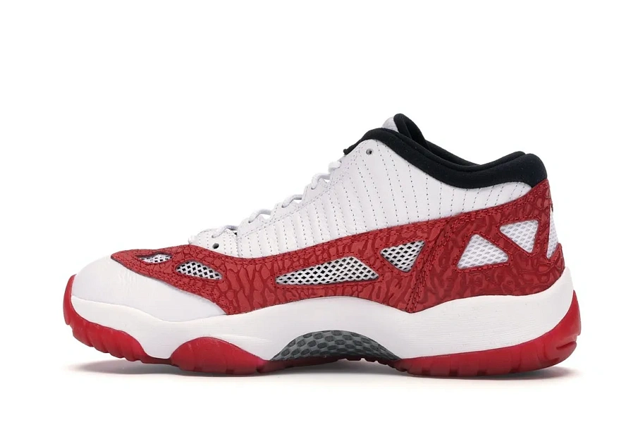 Фото № 5 с приближением к товару «‎Jordan 11 Retro Low IE White Gym Red»