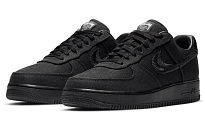 Фото № 3 с приближением к товару «‎Stussy x Nike Air Force 1 Low 'Triple Black'»