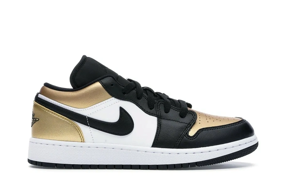 Фото № 1 с приближением к товару «‎Jordan 1 Low Gold Toe »