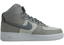 Фото № 1 с приближением к товару «‎Nike Air Force 1 Hi Prm Suede Matte Silver Cool Grey »