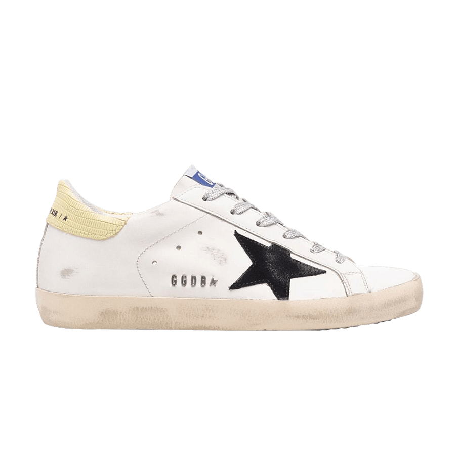 Фото № 1 с приближением к товару «‎Golden Goose Women's Superstar White Black Light Yellow»