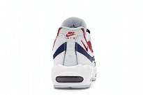 Фото № 4 с приближением к товару «‎Nike Air Max 95 White Deep Royal Blue Gym Red»