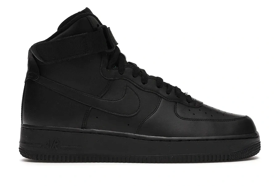 Фото № 1 с приближением к товару «‎Nike Air Force 1 High Triple Black»