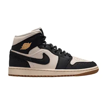 Air Jordan Women's 1 Mid SE Off Noir Chalk - 1
