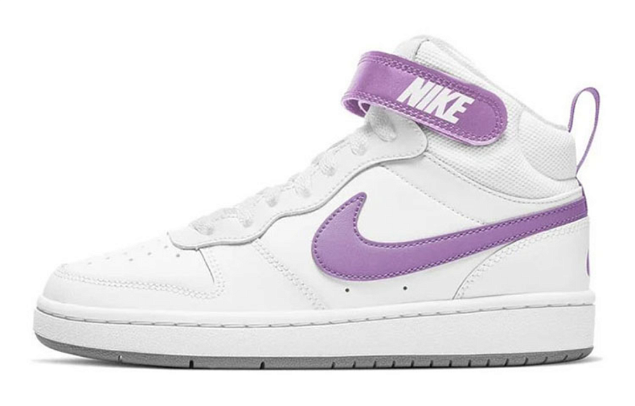 Фото № 1 с приближением к товару «‎Nike Court Borough Mid 2 (GS) WhitePurple»