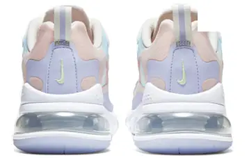Nike Air Max270 React Running Shoes Sail Coral Stardust (CQ4805-146) - 6