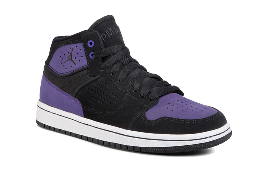 Фото № 3 с приближением к товару «‎ Jordan Access Vintage basketball shoes BlackCourt Purple»