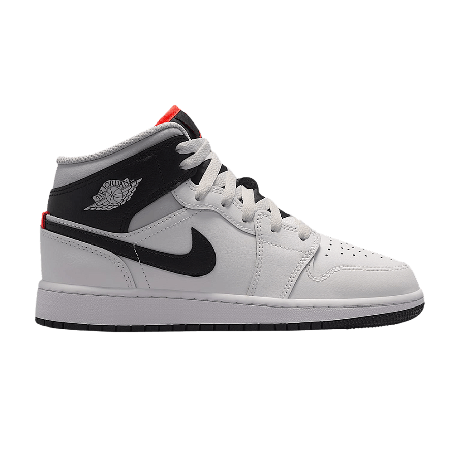 Фото № 1 с приближением к товару «‎Air Jordan 1 Mid GS Summit White»