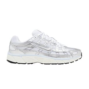 Nike Women's P-6000 White Metallic Silver (BV1021-106)