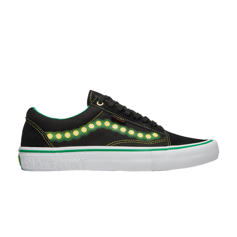 Фото № 1 с приближением к товару «‎Shake Junt x Vans Old Skool Pro Black Green»