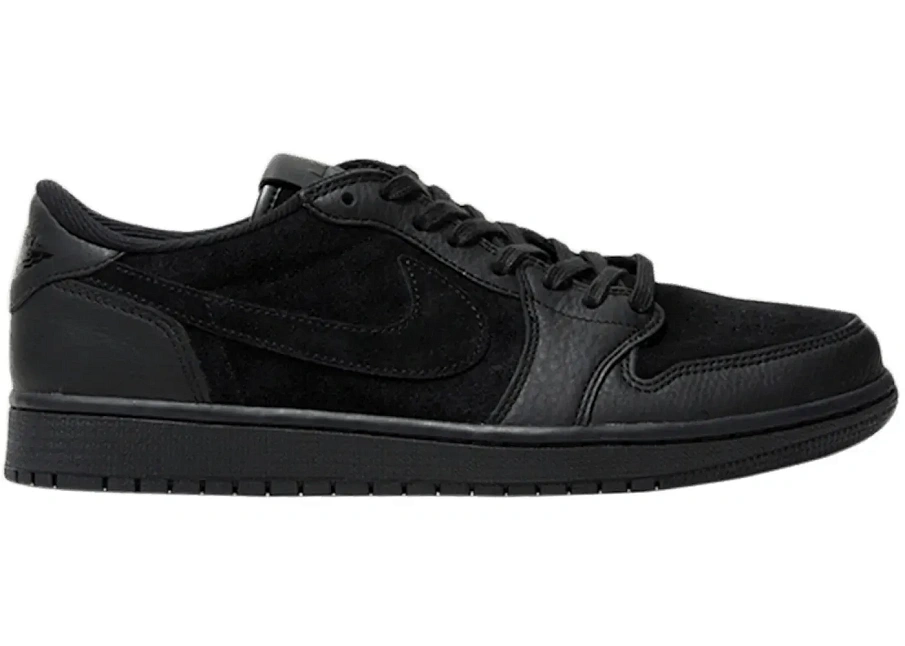 Фото № 1 с приближением к товару «‎Jordan 1 Low Premium Triple Black»