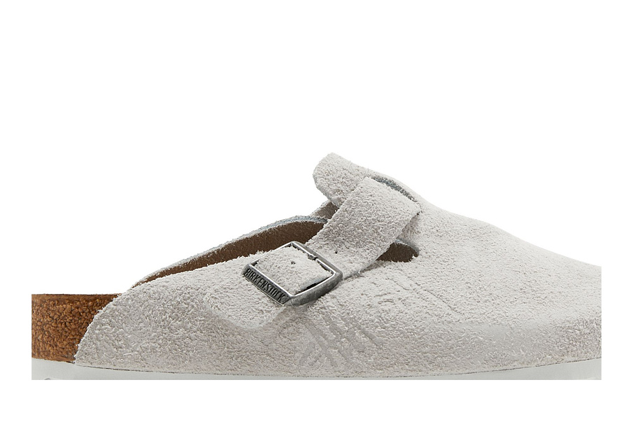 Фото № 3 с приближением к товару «‎Stussy x Birkenstock Boston Shaggy Bone»