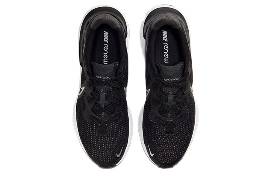 Фото № 4 с приближением к товару «‎Nike Renew Run GS 'Black Metallic Silver'»