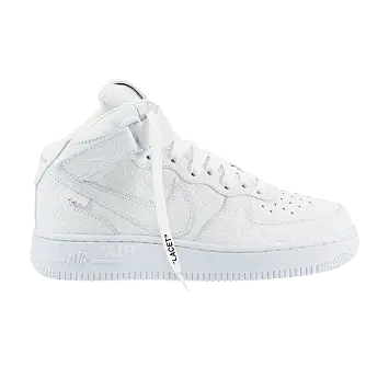 Louis Vuitton x Nike Air Force 1 Mid Triple White