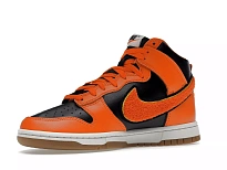 Фото № 3 с приближением к товару «‎Nike Dunk High University Chenille Swoosh Safty Orange»
