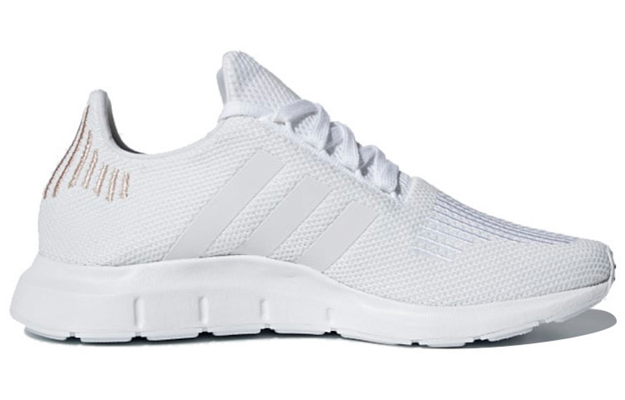 Фото № 2 с приближением к товару «‎adidas originals Women's Swift Run All White Shoes»