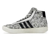 Фото № 3 с приближением к товару «‎adidas Adicolor Hi BK.2 Keith Haring White Black»