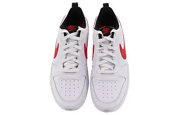 Nike Court Borough Low 2 (GS) WhiteBlackRed (BQ5448-110) - 5