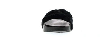 Puma Fur Slide Fur Slide Black  - 4