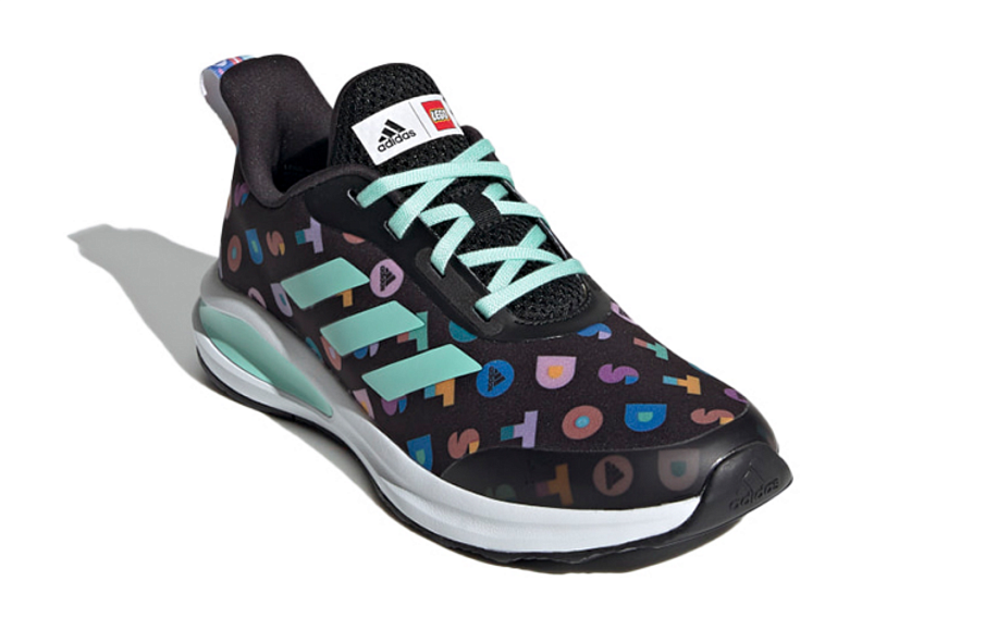 Фото № 3 с приближением к товару «‎Lego x adidas Fortarun "Dots" J Shoes Black»