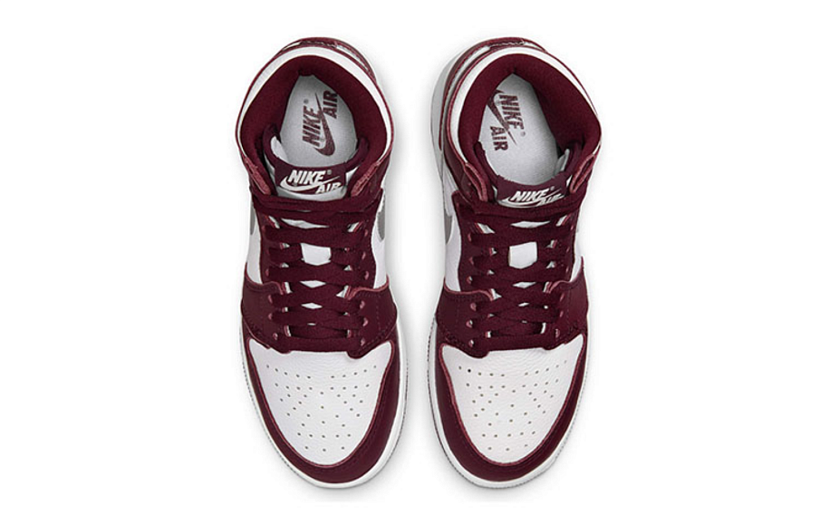 Фото № 4 с приближением к товару «‎Nike Air Jordan 1 Retro High OG (GS) Bordeaux»