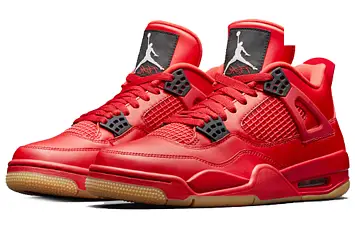 Nike Air Jordan 4 Retro Basketball Shoes Fire Red - 4