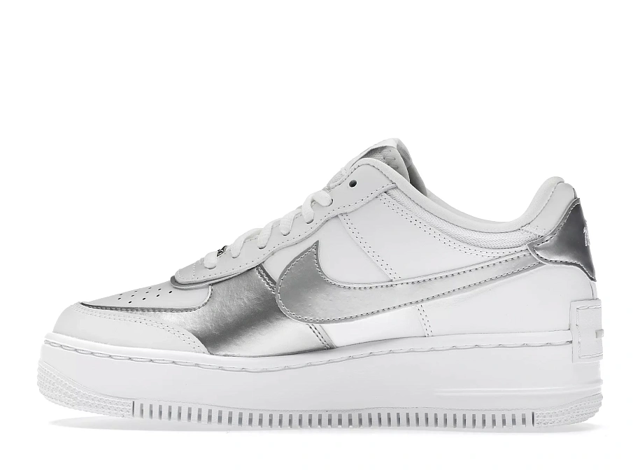 Фото № 5 с приближением к товару «‎Nike Air Force 1 Low Shadow White Pure Platinum Metallic Silver »
