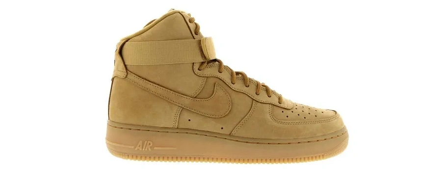 Фото № 1 с приближением к товару «‎Nike Air Force 1 High Wheat (2015)»