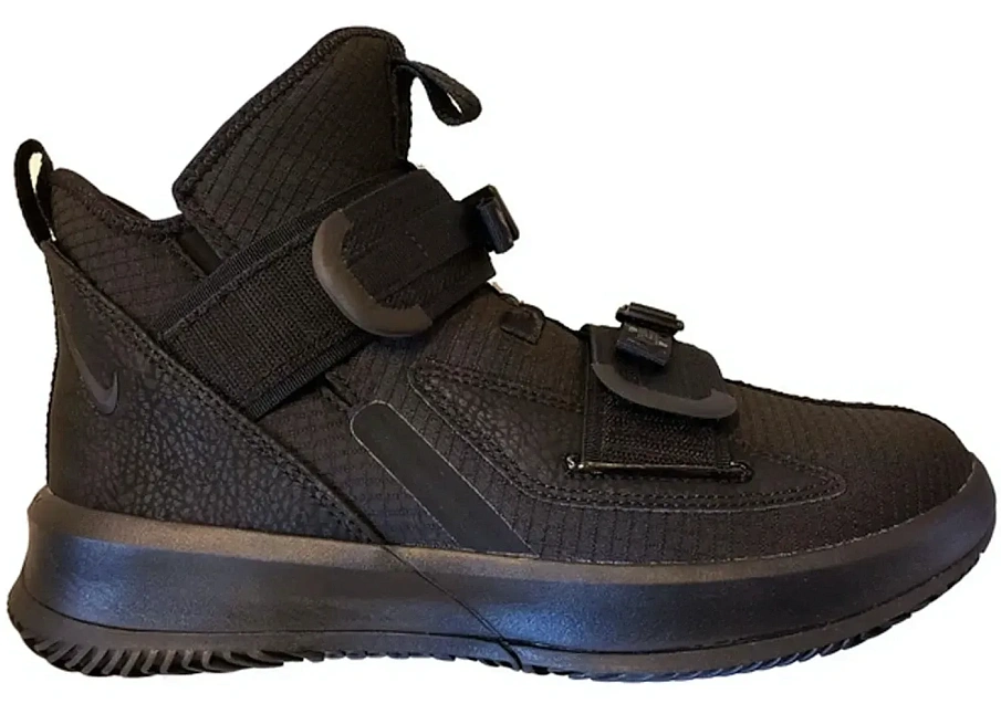 Фото № 1 с приближением к товару «‎Nike LeBron Soldier 13 SFG Triple Black»