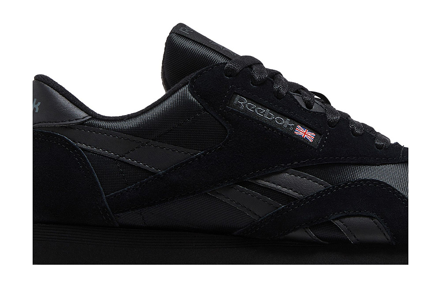 Фото № 3 с приближением к товару «‎Reebok Classic Nylon Black Pure Grey»