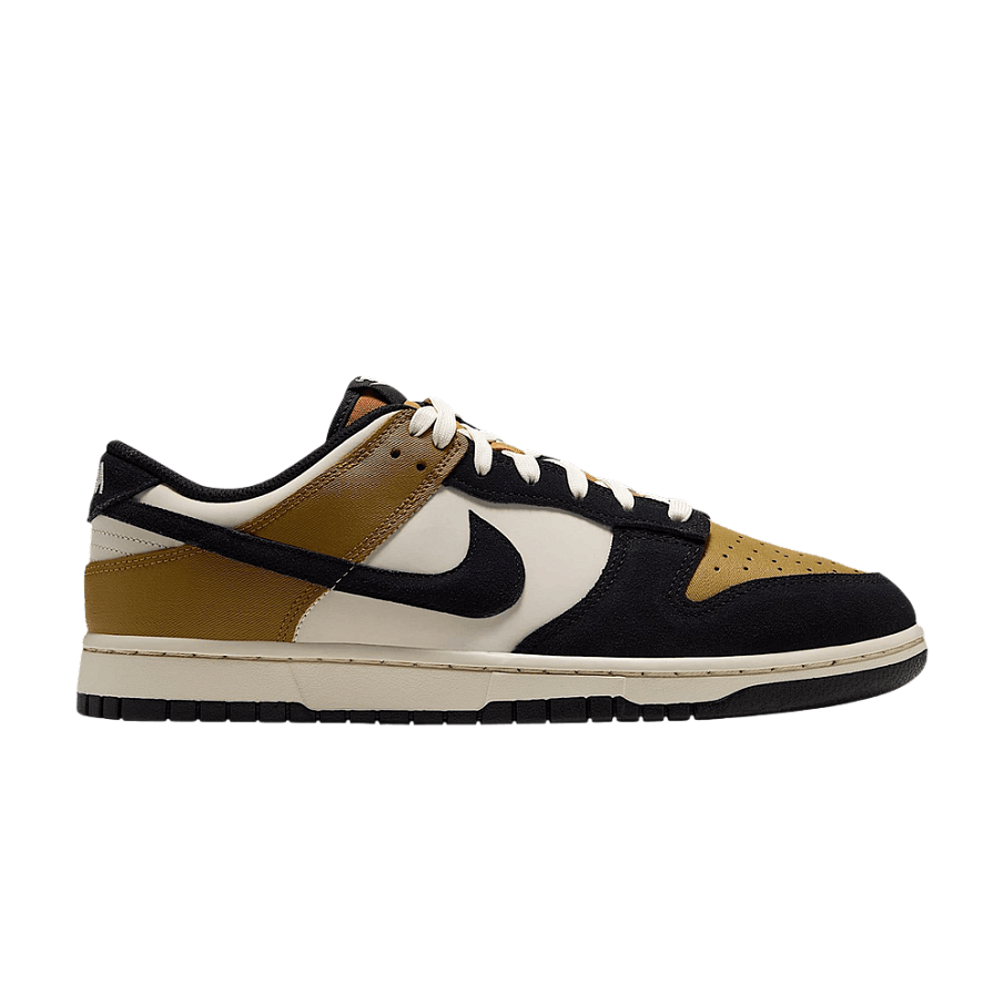 Фото № 1 с приближением к товару «‎Nike Dunk Low Retro Gold Suede Pale Ivory (IM4414-700)»