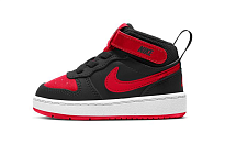 Фото № 1 с приближением к товару «‎Nike Court Borough Mid 2 Td Skate Shoes BlackRed»