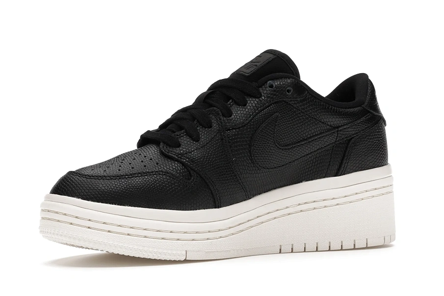 Фото № 4 с приближением к товару «‎Jordan 1 Retro Low Lifted Black Phantom »